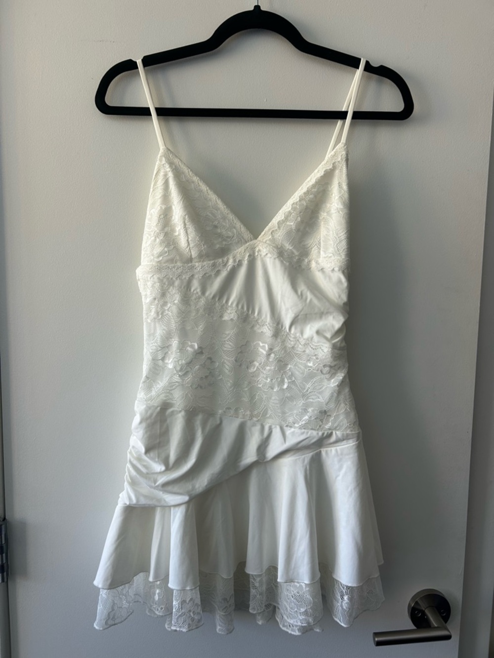 Princess Polly White Lace Mini Dress